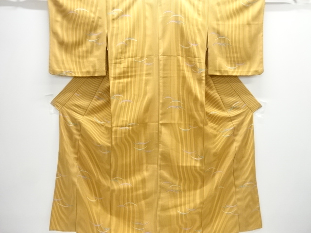 JAPANESE KIMONO / HITOE KOMON / STRIPE & SNOWFLAKE